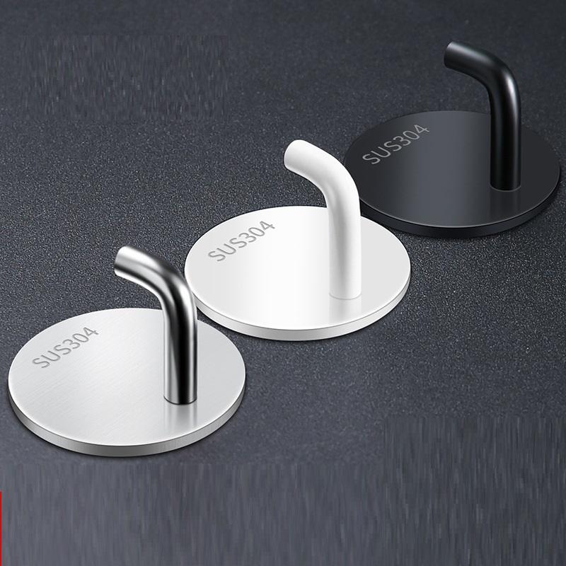 (ไม่ใช่กาวเล็บ) ตะขอทรงกลม7รูปสีเงิน