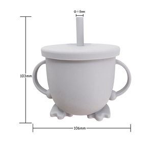 Libre de BPA SpillProof tazas Niño a prueba de fugas bebedor de silicona bebé taza paja - Product Image 6