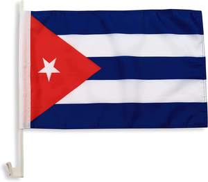 Bandera cubana personalizada de doble cara para exteriores, bandera cubana de alta calidad con poste, 18X12 pulgadas, venta al por mayor - Product Image 4