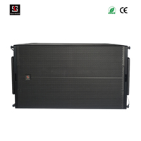 Système audio professionnel LA-6S, enceinte active Line Array de 18 pouces, subwoofer 2400W, pour événements sur scène en extérieur