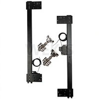 Accessoire de quincaillerie pour porte de placard pliante rotative en acier laminé à froid, à fermeture douce synchronisée, pour cuisine, chambre et salle de bain, pour le marché américain