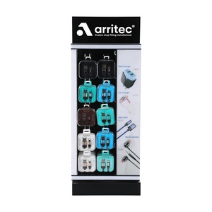 Countertop xoay Acrylic <span class=keywords><strong>LED</strong></span> di động điện thoại di động Phụ Kiện hiển thị giá đứng điện thoại di động điện thoại di động Phụ Kiện hiển thị giá - Product Image 5