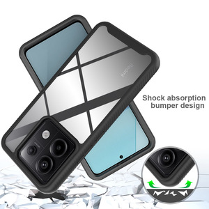 <span class=keywords><strong>Coque</strong></span> de téléphone transparente anti-choc 360° avec protection d'écran pour <span class=keywords><strong>Redmi</strong></span> <span class=keywords><strong>Note</strong></span> 12 14 Pro, <span class=keywords><strong>coque</strong></span> texturée pour Poco M4 X4 C65 - Product Image 4