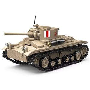 ThirdParty <span class=keywords><strong>300012</strong></span> British Valentine Tank Mk.III, Modelo de Juguete para Armar, Vehículo Blindado con Orugas, Bloques de Construcción - Product Image 1
