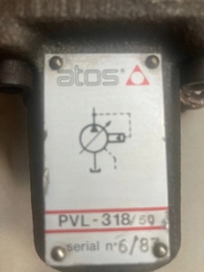 Pompe à palettes à vitesse variable ATOS PVL-318, pompe hydraulique à piston 25,2 L/min 100 bars, faible bruit, en stock - Product Image 3