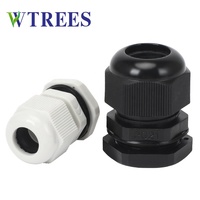Presse-étoupe en polypropylène IP68 à étanchéité élevée avec joint en silicone étanche, série PG M pour câblage industriel M12 M20 M25