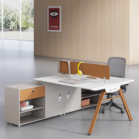 Postes de travail modulaires sur mesure, bureau de bureau moderne avec cloison pour l'ingénierie, ensemble de solutions de mobilier de bureau tout-en-un