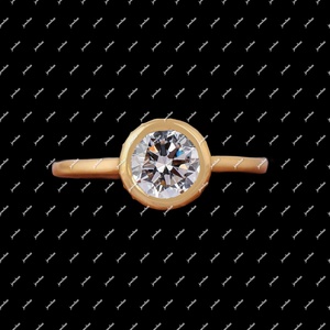 Bague unisexe en argent 925 plaqué or à forte demande avec certificat IGI pour mariage, fiançailles, soirée, disponible à prix d'exportation - Product Image 4