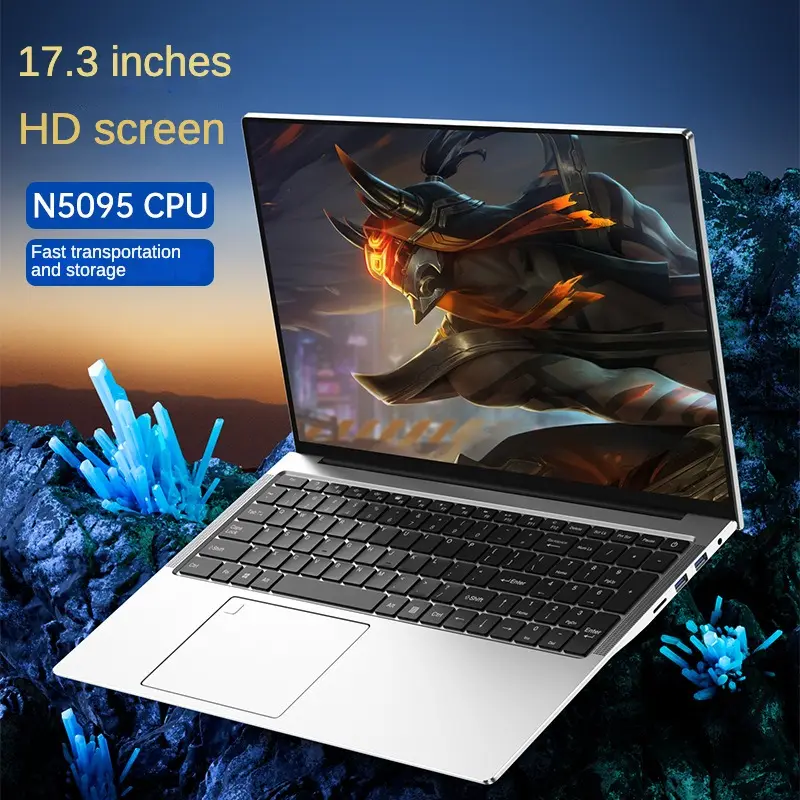 2024新モデル17.3インチ大画面16GB(32GB) RAM 256GB (512G、1テラバイト、2テラバイト) ssd Student Personal Video Gaming Laptop Computer