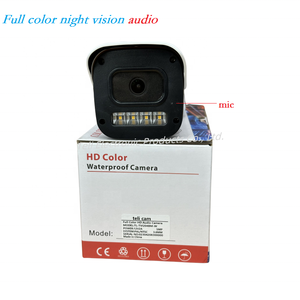 Caméra de <span class=keywords><strong>Surveillance</strong></span> AHD Haute <span class=keywords><strong>D</strong></span>éfinition Extérieure Étanchéité Balle 4K 5 Mpx Analogique avec Vision Nocturne Couleur 24h/24, Audio et Objectif Grand Angle 3,6 mm - Product Image 3