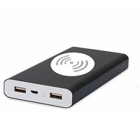 Nouveaux produits Mini petit voyage de haute qualité Portable 5W sans fil batterie externe 4000/8000mAh double Ports USB chargeur d'affichage de lampe