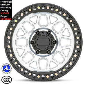 ล้อแม็<span class=keywords><strong>ก</strong></span> Beadlock แบบออฟโรด16 <span class=keywords><strong>17</strong></span> 18นิ้วล้อปลอมแปลง KMC GRS 4x4<span class=keywords><strong>ขอบ</strong></span>6X139.7ล้อออฟโรดสำหรับ Isuzu D Max ตามสั่ง - Product Image 1