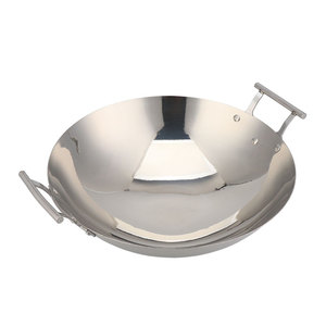 Phong Cách Châu Âu Đôi Tai Thép Không Gỉ Chảo Đa-Kích Thước Thân Thiện Môi Trường Thương Mại Lớn Pan Cho Nhà Hàng Sử Dụng - Product Image 2