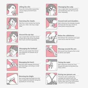 <span class=keywords><strong>2025</strong></span> Skin Scare Tools Gesichts massage gerät 3D Face <span class=keywords><strong>Roller</strong></span> Gesichts-und Nacken massage gerät Y-förmiges straffen des Schönheits massage gerät - Product Image 4