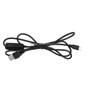 <b>Micro</b> <b>USB</b> Charging <b>Cable</b> for Raspberry Pi Power <b>Cable</b> with ON/OFF Switch Dual 2-Pack - Product Image 2