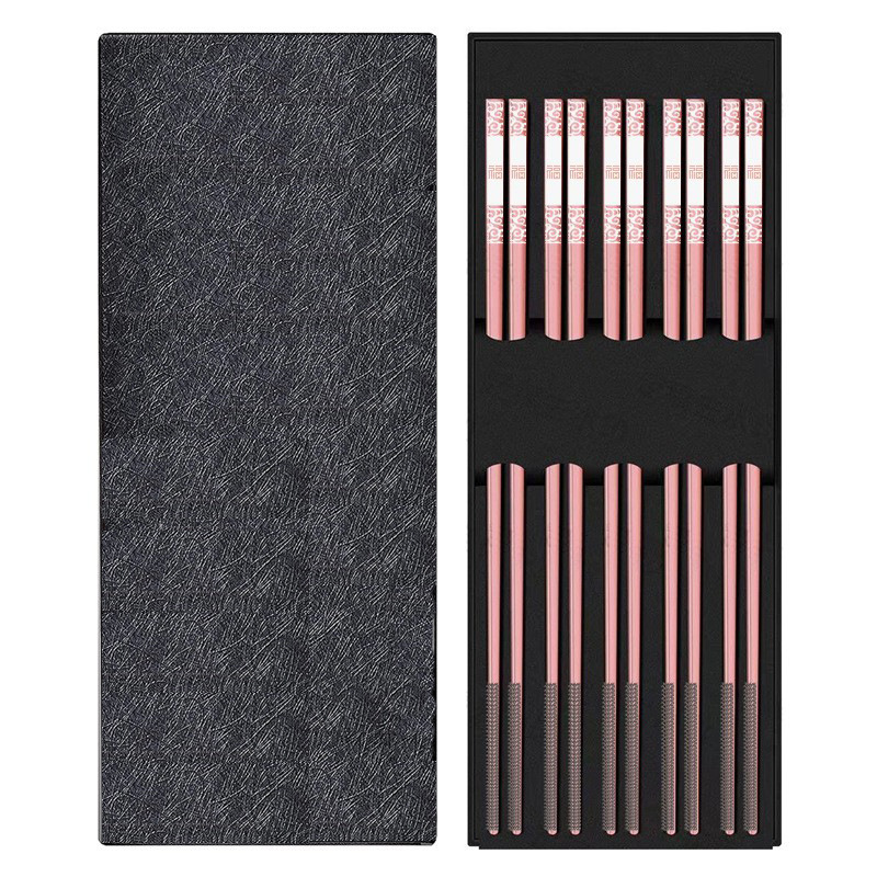 Rose Gold Fortune 5-Pair Box