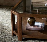 Table basse carrée moderne en bois avec structure en acier, facile à nettoyer, pour salon, hôtel et appartement
