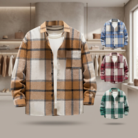Chemise longue décontractée pour homme, nouvelle collection, sans repassage, anti-plis, respirante, coupe ajustée, en lin/coton imprimé, style automne, haute couture