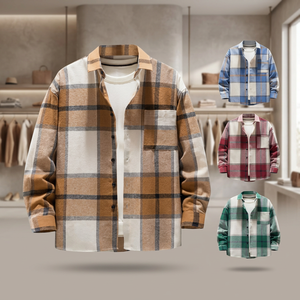 Camisa de vestir informal de otoño para hombre, de marca, nuevo estilo, sin planchado, antiarrugas, transpirable, de corte ajustado, de lino/algodón estampado, estilo urbano, larga - Product Image 3