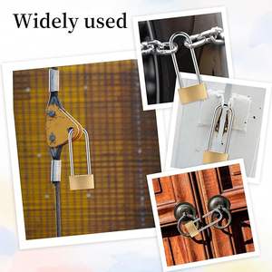 एंटी-चोरी ठोस पीतल पैडलॉक 40 मिमी अतिरिक्त लंबे शकल पैड लॉक - Product Image 4