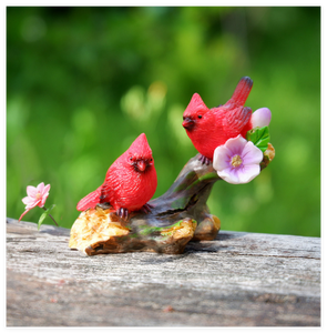 Miniatura de Resina de Pájaro Cardenal Americano, Adorable Figura de Animal para Decoración de Microjardín, Manualidades y Arte - Product Image 4