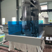 Máquina CNC HSR 2128 para Trabajar la Madera, Router CNC con Cama de Vacío, Corte de Panel Compuesto de Aluminio, 3 Ejes ATC, Grabado en Madera