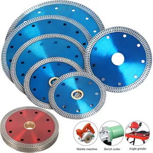 Disco De Corte Diamantado 105/115/125/180/230mm Mesh Turbo Ceramic Tile Saw Blade Cutting Disk for Porcelain Stone Cutting