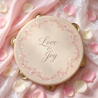 Wholesale OEM Birch Wood Wedding Tambourine 4/6 Inch Sheepskin Eco-Friendly Educational Toy Custom Logo for Music Party Gifts