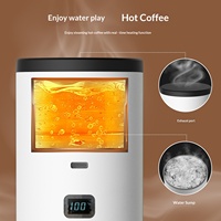 Machine à café portable à capsules, auto-chauffante, rechargeable, 3 en 1, café moulu, voyage, camping, extérieur