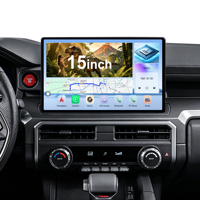 Autoradio Android 15 pouces pour Toyota Tacoma 4Runner 2024+ avec écran CarPlay, Android Auto, radio multimédia, GPS et navigation