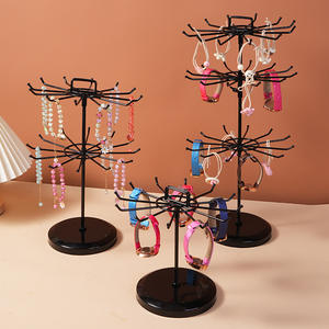 メタル1/<span class=keywords><strong>2</strong></span>/3レイヤーブレスレット時計バングルネックレスジュエリーディスプレイスタンドリングイヤリングヘアアクセサリー収納ラックジュエリーホルダー - Product Image 2