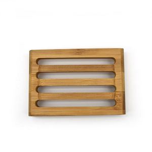 Sustainable <b>Bamboo</b> Fiber Bar <b>Soap</b> <b>Dish</b> for Sink or Shower - Product Image 4