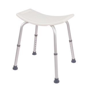 Tabouret de douche Mike 49,5*31 cm en alliage d'aluminium pliable, largeur réglable, installation sans outils - Product Image 5