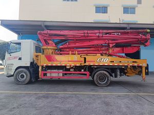 Pompe à béton verticale SANYY/ZOOMLION 62M 60m à moteur diesel de marque chinoise Big Boom Truck à Shanghai - Product Image 4