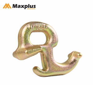 ชุดตะขอเกี่ยวแบบคลัสเตอร์ชุบสังกะสี Maxplus สำหรับรถยกและรถพ่วงบรรทุกหนัก ใช้ในอุตสาหกรรมหนัก อุปกรณ์เสริมโซ่ตะขอเกี่ยวแบบคลัสเตอร์ R T J - Product Image 2
