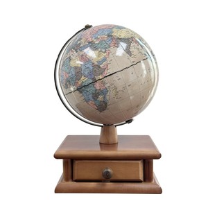 Globo Terráqueo Retro <span class=keywords><strong>de</strong></span> Escritorio <span class=keywords><strong>de</strong></span> 8 Pulgadas con Base <span class=keywords><strong>de</strong></span> Madera/Metal/Papel, <span class=keywords><strong>Mapa</strong></span> Vintage <span class=keywords><strong>de</strong></span> Alta Definición, Rotación <span class=keywords><strong>de</strong></span> 360°, Regalo Geográfico para Estudiantes - Product Image 1
