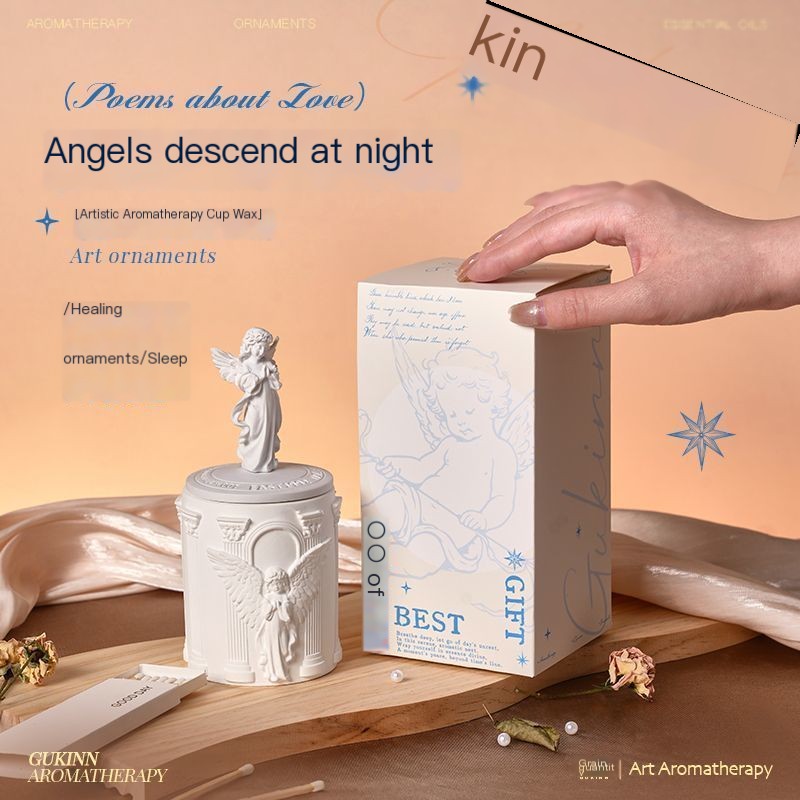 [Coffret de couleurs] Bougie d'aromathérapie Angel