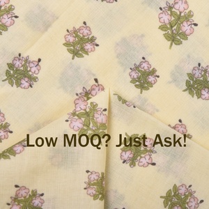 Tissu imprimé en popeline 80S 100% coton peigné 60GSM pour vêtements d'été pour femmes et filles, chemises, chemisiers - Product Image 3