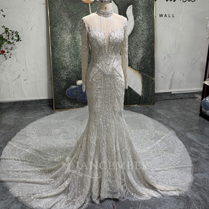 Backless Women's Dress - Pearl Embellished Evening Gown