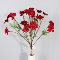 Fleurs artificielles en soie pastel, petites marguerites Cosmos, tiges pliables, fausses fleurs sauvages pour arrangements de table événementiels bohèmes – Approvisionnement direct usine