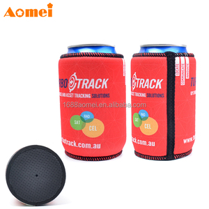 Logotipo personalizado estilo Australia 5mm fundas de botella de neopreno portátil cerveza Coozies y lata funda enfriadora soportes rechonchos - Product Image 5