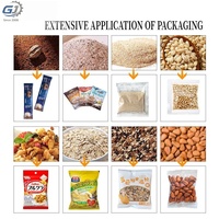 Machine d'emballage alimentaire automatique et facile à utiliser pour noix, haricots, avec fonctions de revêtement et de remplissage PLC, pour bonbons, tabac, textiles et sacs de marchandises