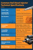 Injecteur de carburant Esel 0445120218, ensemble d'injecteurs Common Rail pour moteur Cummins ISF2.8 QSB4.5 QSB6.7