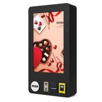 Distributeur automatique mural de capsules de café à écran tactile 32 pouces, 8 sélections, paiement par pièces, billets et cartes pour petits articles quotidiens (80 pièces)