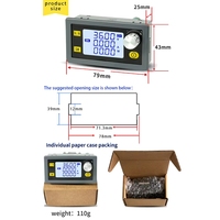 Convertisseur DC-DC Buck-Boost SK35H SK80H CC CV 0.6-30V 4A 5V 6V 12V 24V Module d'alimentation réglable pour laboratoire