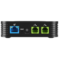 Nuovo Adattatore Telefonico Analogico Originale HT802 a 2 Porte, Supporta 2 Porte FXS, Tecnologia di Crittografia di Sicurezza TLS SRTP