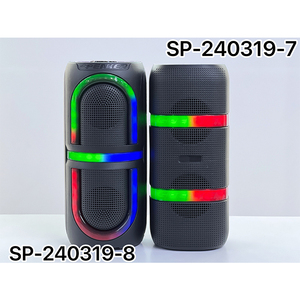 Ddual 4 pollici RGB altoparlanti portatili BT/USB/FM/TWS/<span class=keywords><strong>MIC</strong></span>/LED per esterni altoparlante BT portatile ad alta potenza Subwoofer portatile - Product Image 5