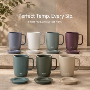 Tasses à café arabes en acier avec couvercle à vis, mugs en céramique, tasses vietnamiennes en grès pour café filtre, 280 <span class=keywords><strong>ml</strong></span>, ensemble Roméo et Juliette - Product Image 6