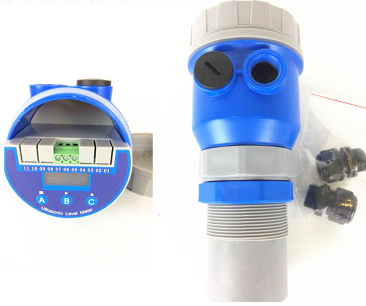 Indicador ultrasónico integrado del nivel del agua del indicador llano