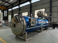 Original usine nouvel état D1500 mm alimentaire cornue stérilisateur Machine PLC contrôle automatique autoclave pour aliments en conserve